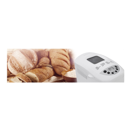 Adler Bread maker AD 6019 Power 850 W Number of programs 15 Display LCD White