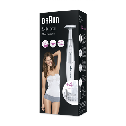 Braun Bikini Trimmer/Cosmetic Shaver FG1100 Silk-epil 3in1 Operating time (max) 120 min