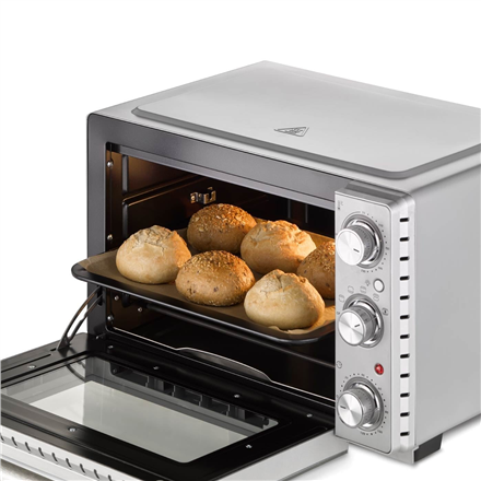 Caso Compact oven TO 26 SilverStyle 26 L