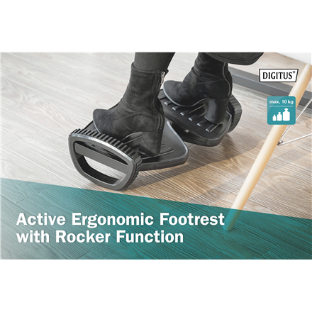 Digitus Active Ergonomic Footrest DA-90412 Plastic