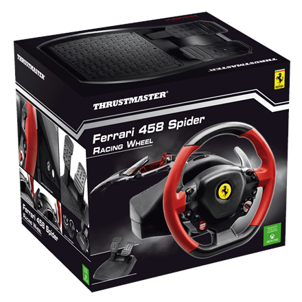 Thrustmaster Steering Wheel Ferrari 458 Spider Racing Wheel Black/Red