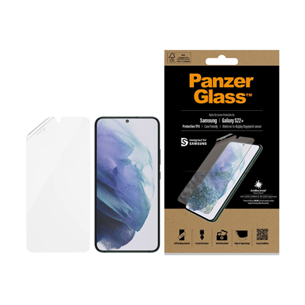 PanzerGlass Screen protector Samsung Galaxy S22 Self-healing TPU Transparent Case Friendly
