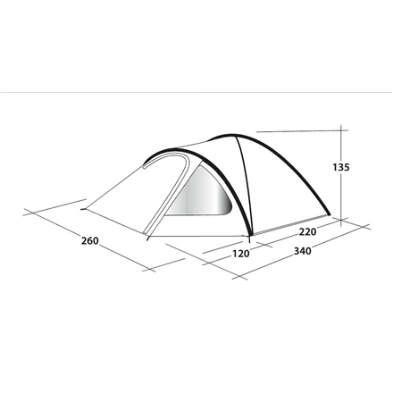 Outwell Tent Cloud 4 4 person(s)