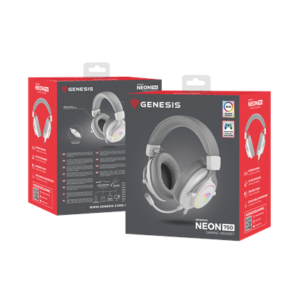 Genesis Gaming Headset Neon 750 Built-in microphone