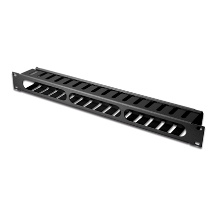 Digitus | 1U cable management cage detachable rear plate | DN-97617 | Black | For installation on th