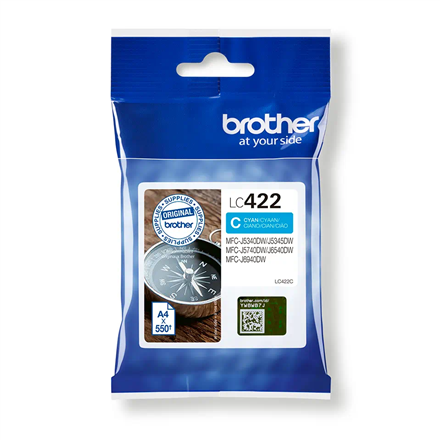 Brother LC422C Ink Cartridge