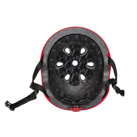 Globber Helmet Primo Lights Red