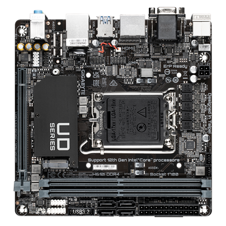 Gigabyte H610I DDR4 1.0 M/B Processor family Intel