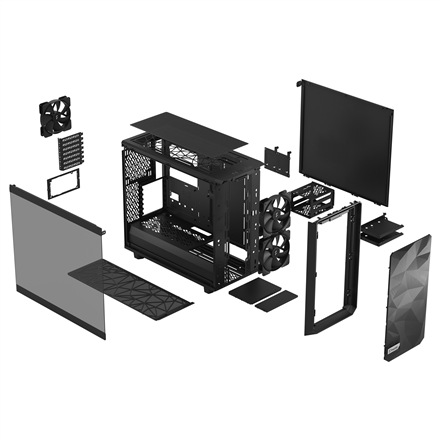 Fractal Design Meshify 2 Lite TG Light Tint Black