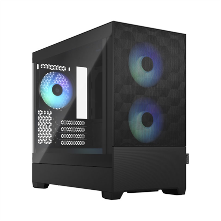 Fractal Design Pop Mini Air RGB   Black TG Clear Tint