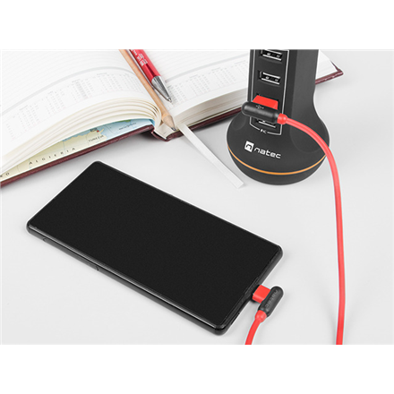 Natec Angled USB Micro to Type A Cable Prati 1 m