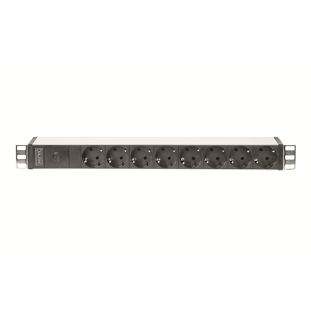Digitus Aluminum outlet strip with pre-fuse DN-95410	 Sockets quantity 8