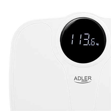 Adler Bathroom Scale AD 8172w	 Maximum weight (capacity) 180 kg