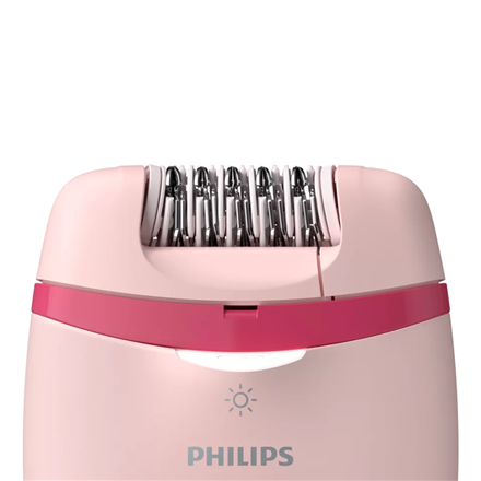 Philips Corded Compact Epilator BRE285/00 Satinelle Essential White/Pink