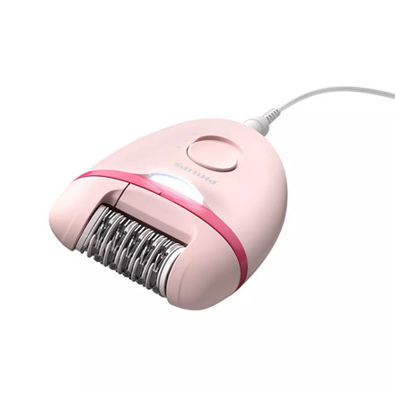 Philips Corded Compact Epilator BRE285/00 Satinelle Essential White/Pink