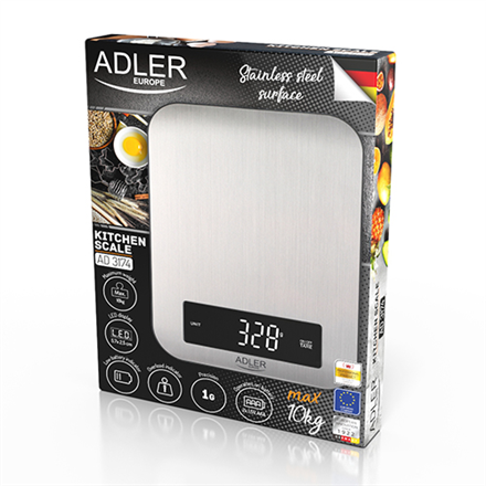 Adler Kitchen scale AD 3174	 Maximum weight (capacity) 10 kg