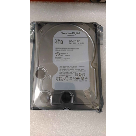SALE OUT. Western Digital Purple WD42PURZ 4TB 3.5" 256MB SATA 6 Gb/s | Western Digital | REFURBISHED
