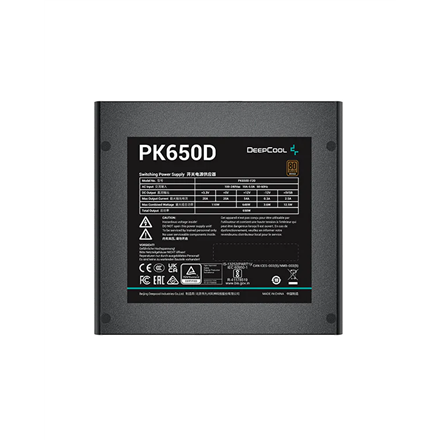 Deepcool PK650D 	ATX12V V2.4