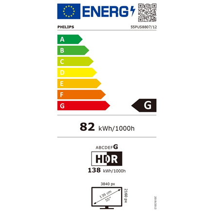 Philips 4K UHD LED TV Android with Ambilight 55PUS8807/12	 55" (139 cm)