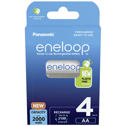 Panasonic Rechargeable Batteries ENELOOP BK-3MCDE/4BE AA