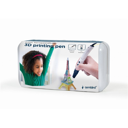 Gembird 3D Printer  Low temperature 3D printing pen White