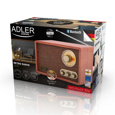 Adler Retro Radio 	AD 1171 10 W