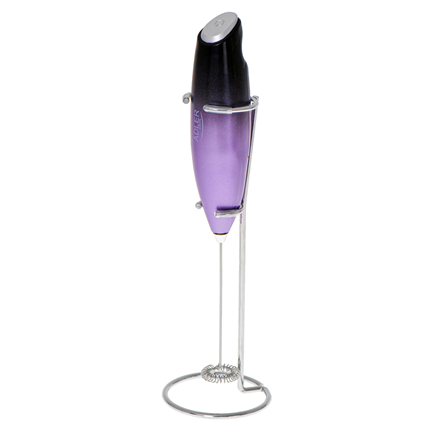 Adler Milk frother with a stand AD 4499 Black/Purple