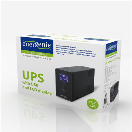 EnerGenie UPS with USB and LCD display 	EG-UPS-036 3000 VA
