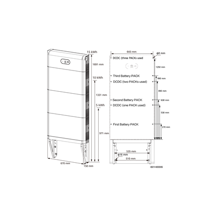 Huawei Wall Mounting Bracket LUNA2000