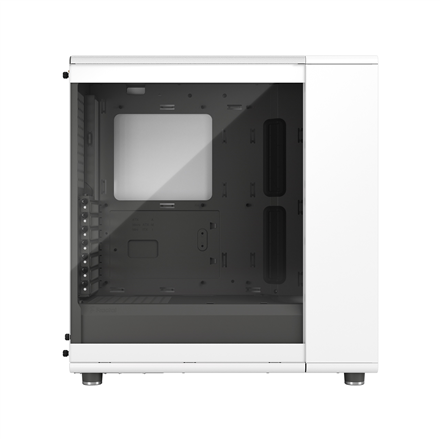 Fractal Design North Chalk White TG Clear Tint