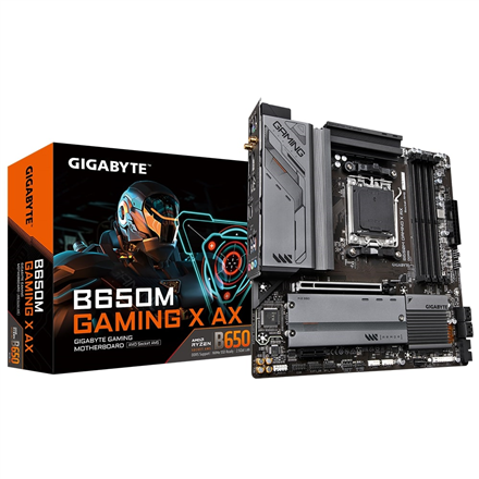 Gigabyte B650M GAMING X AX 1.1 M/B Processor family AMD