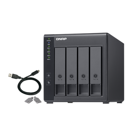 QNAP 4-Bay  TR-004  Up to 4 HDD/SSD Hot-Swap