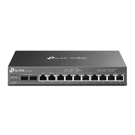 Omada 3-in-1 Gigabit VPN Router | ER7212PC | 802.1q | 10/100/1000 Mbit/s | Ethernet LAN (RJ-45) port