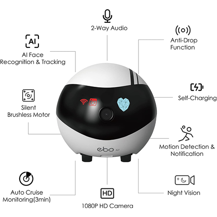 Enabot EBO AIR Robot IP Camera N/A MP