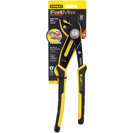 Stanley Fatmax 300mm Push Button Multigrip Pliers | 0-84-649