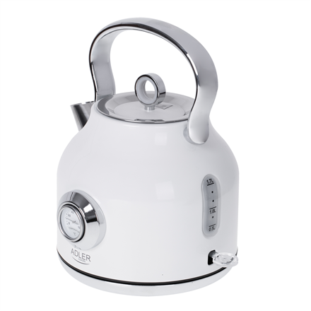 Adler Kettle with a Thermomete AD 1346w Electric