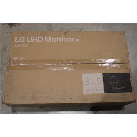 SALE OUT. LG 32UP550N-W 32” VA/3840x2160/16:9/4ms/350cd/m2/ HDMI USB USB-C DisplayPort LG Monitor 
