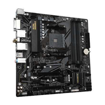 Gigabyte B550M DS3H AC 1.0/1.1/1.2/1.3 M/B Processor family AMD