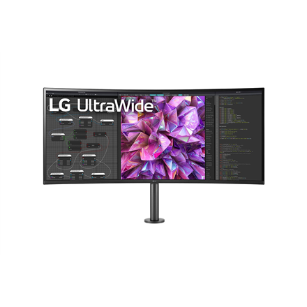 LG Curved Monitor with Ergo Stand  38WQ88C-W 38 "