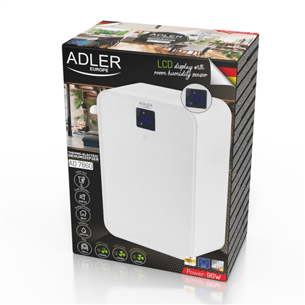 Adler Thermo-electric Dehumidifier AD 7860 Power 150 W