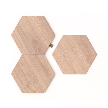 Nanoleaf Elements Wood Look Hexagons Expansion Pack (3 panels)