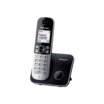 Panasonic Cordless phone | KX-TG6811PDB | Built-in display | Black