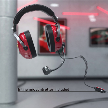 Thrustmaster Gaming Headset DTS T Racing Scuderia Ferrari Edition Built-in microphone
