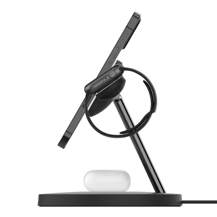 Belkin Pro MagSafe 3in1 Wireless Charging Stand + AC Power Adapter  BOOST CHARGE Black