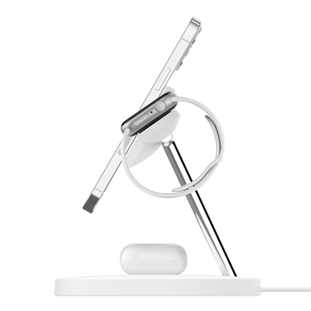 Belkin Pro MagSafe 3in1 Wireless Charging Stand + AC Power Adapter  BOOST CHARGE White