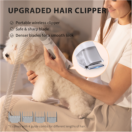 PETKIT Air Clipper Pet Grooming Vacuum Kit