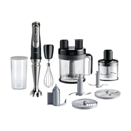 Braun MultiQuick 9 MQ9195XLI | Hand Blender | 1200 W | Number of speeds 3 | Black/Stainless Steel