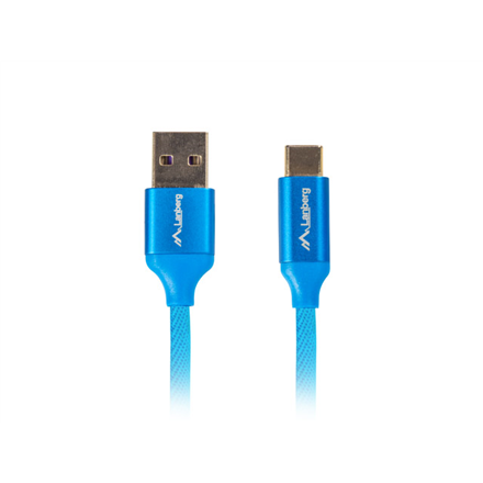 Lanberg Cable CA-USBO-21CU-0010-BL USB-A to USB-C