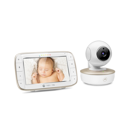 Motorola VM855 CONNECT 5.0” Portable Wi-Fi Video Baby Monitorwith Flexible Crib Mount