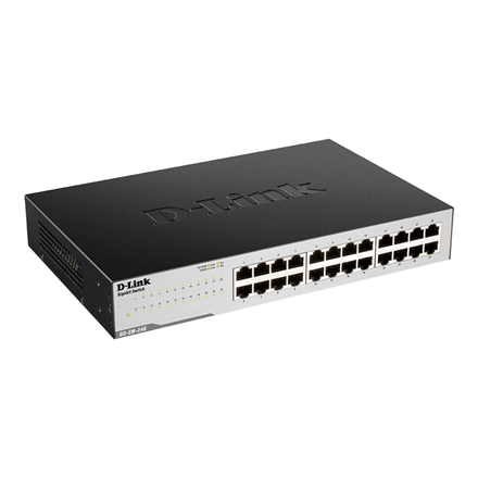 D-Link | 24-Port Gigabit Easy Desktop Switch | GO-SW-24G | Unmanaged | Desktop/Rackmountable | 24 mo